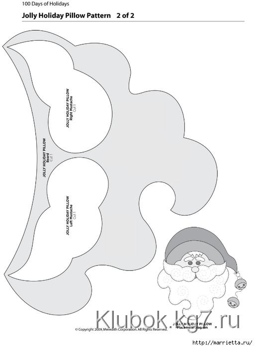 feltro almofada papai noel molde 1 (513x700, 91Kb)