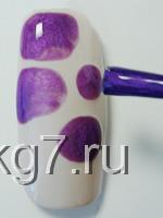 фиолетовый нейл-арт
