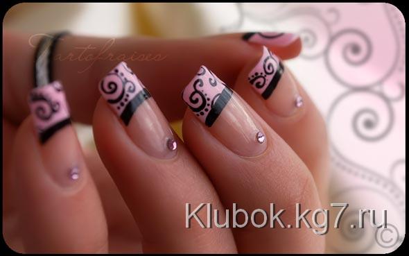 французский маникюр французский маникюр