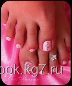красивый педикюр красивый педикюр