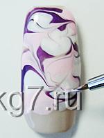 фиолетовый нейл-арт фиолетовый нейл-арт