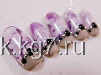 фиолетовый нейл-арт фиолетовый нейл-арт