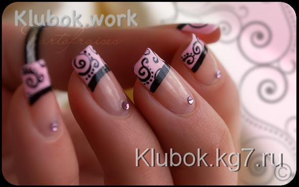 французский маникюр французский маникюр