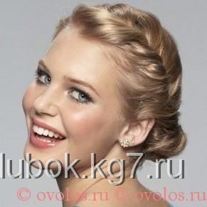 Простая вечерняя прическа 3 Простая вечерняя прическа 3