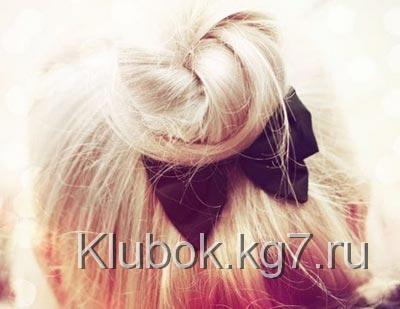 бант на волосах бант на волосах