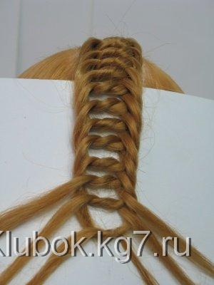 пошаговое плетение кос