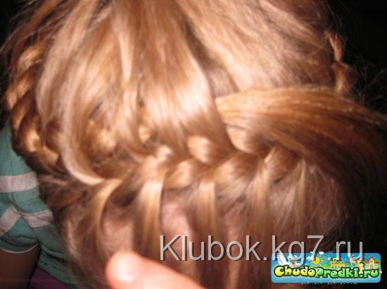 прическа для девочки в школу