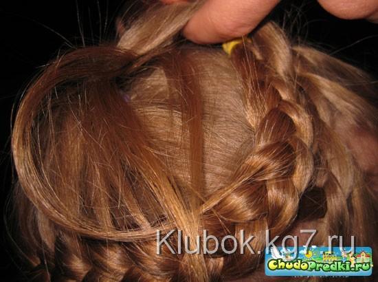 прическа для девочки в школу