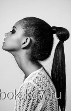 прическа хвост прическа хвост