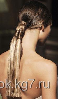 прическа хвост прическа хвост