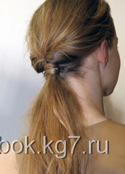 прическа хвост прическа хвост