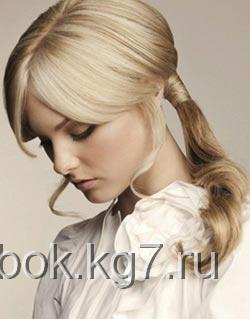 прическа хвост прическа хвост