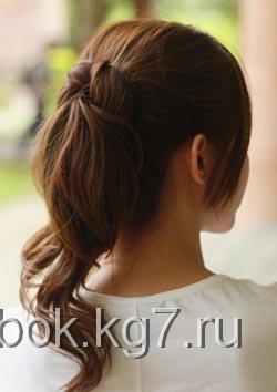 прическа хвост прическа хвост