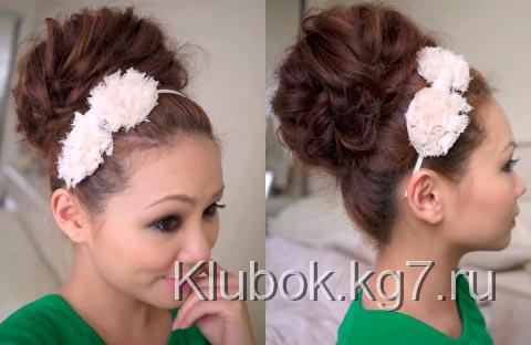 высокая прическа высокая прическа