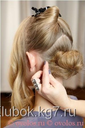 Как сделать пучок Как сделать пучок