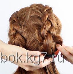 французская коса наоборот французская коса наоборот