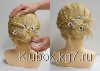 прическа гулька прическа гулька