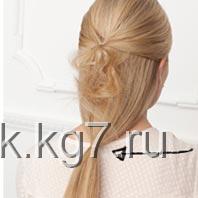 красивый пучок из волос красивый пучок из волос