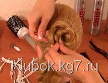 прическа с цветком прическа с цветком