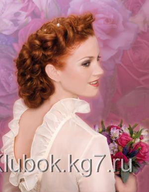 вечерняя прическа с плетением вечерняя прическа с плетением