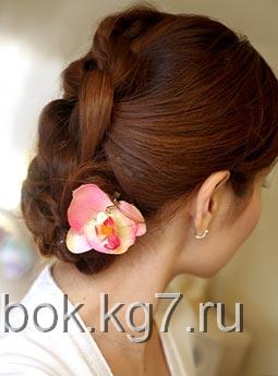 прическа узел прическа узел