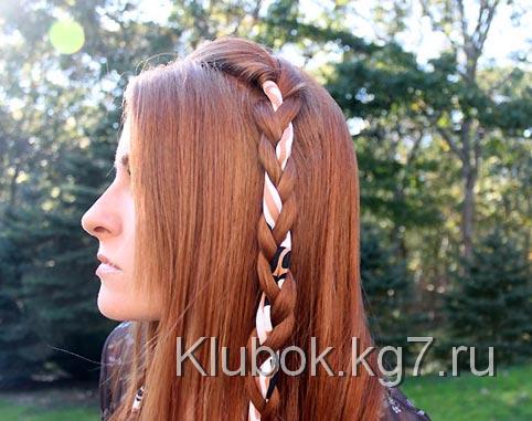 плетение кос с лентами плетение кос с лентами