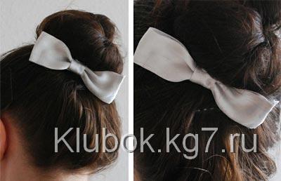 бант на волосах бант на волосах