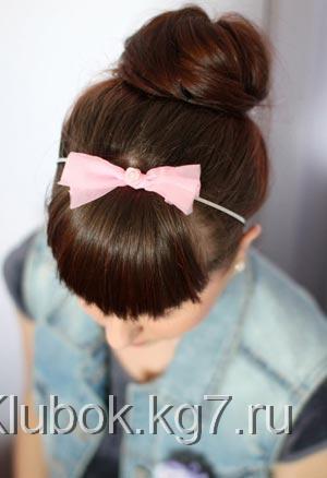 бант на волосах бант на волосах
