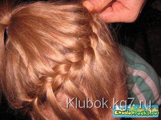 прическа для девочки в школу