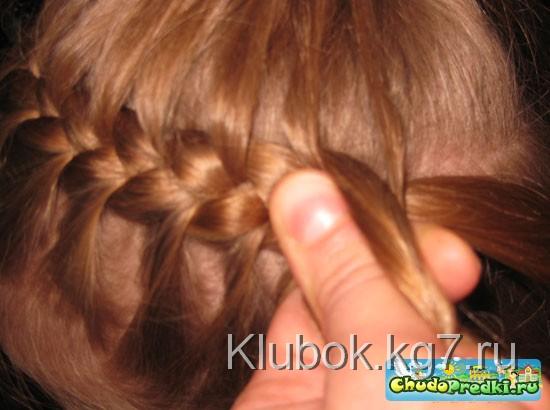 прическа для девочки в школу