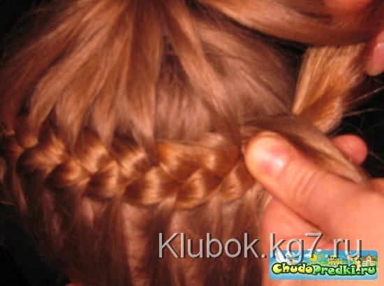 прическа для девочки в школу