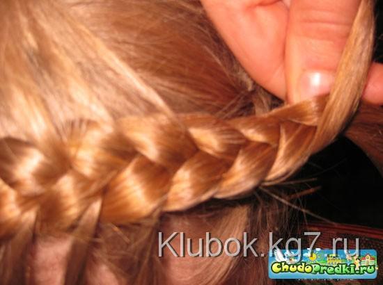 прическа для девочки в школу