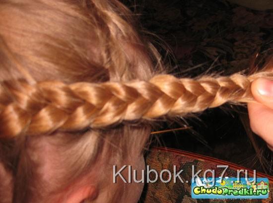 прическа для девочки в школу