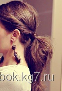 прическа хвост прическа хвост