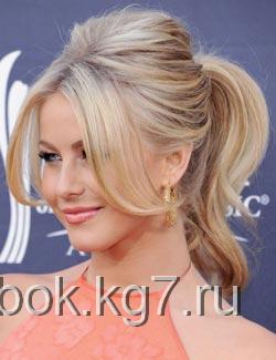 прическа хвост прическа хвост