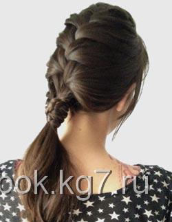 прическа хвост прическа хвост