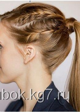 прическа хвост прическа хвост