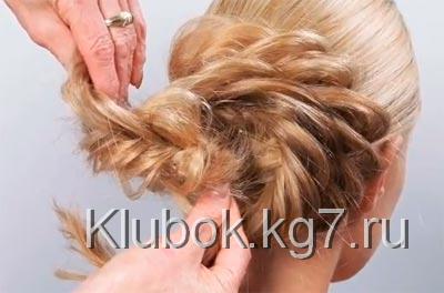 вечерняя прическа с косами вечерняя прическа с косами