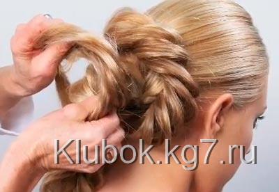 вечерняя прическа с косами вечерняя прическа с косами