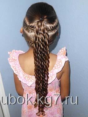 красивая детская прическа красивая детская прическа