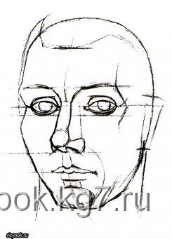 drawing facial features