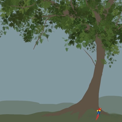 Drawing beautiful trees in just a few minutes