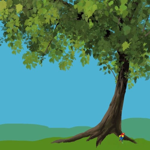 Drawing beautiful trees in just a few minutes