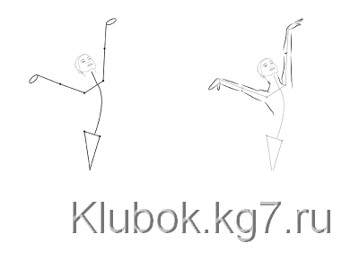 Рисуем скелет Как научиться рисовать балерину
