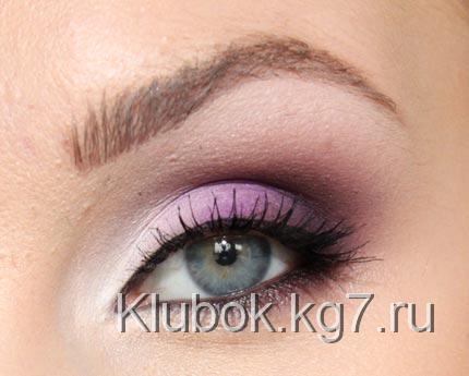 фиолетовый макияж