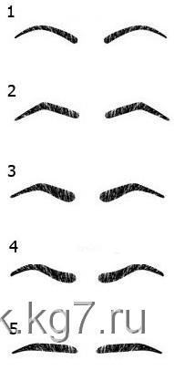 форма бровей форма бровей