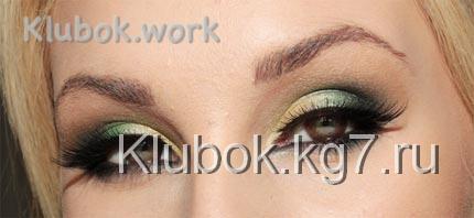 макияж с зелеными тенями макияж с зелеными тенями