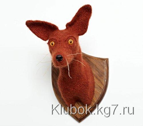 Вязаные крючком скульптуры животных