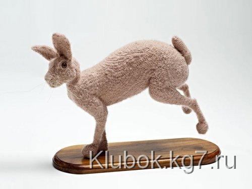 Вязаные крючком скульптуры животных