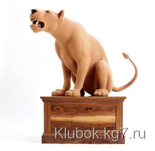 Вязаные крючком скульптуры животных